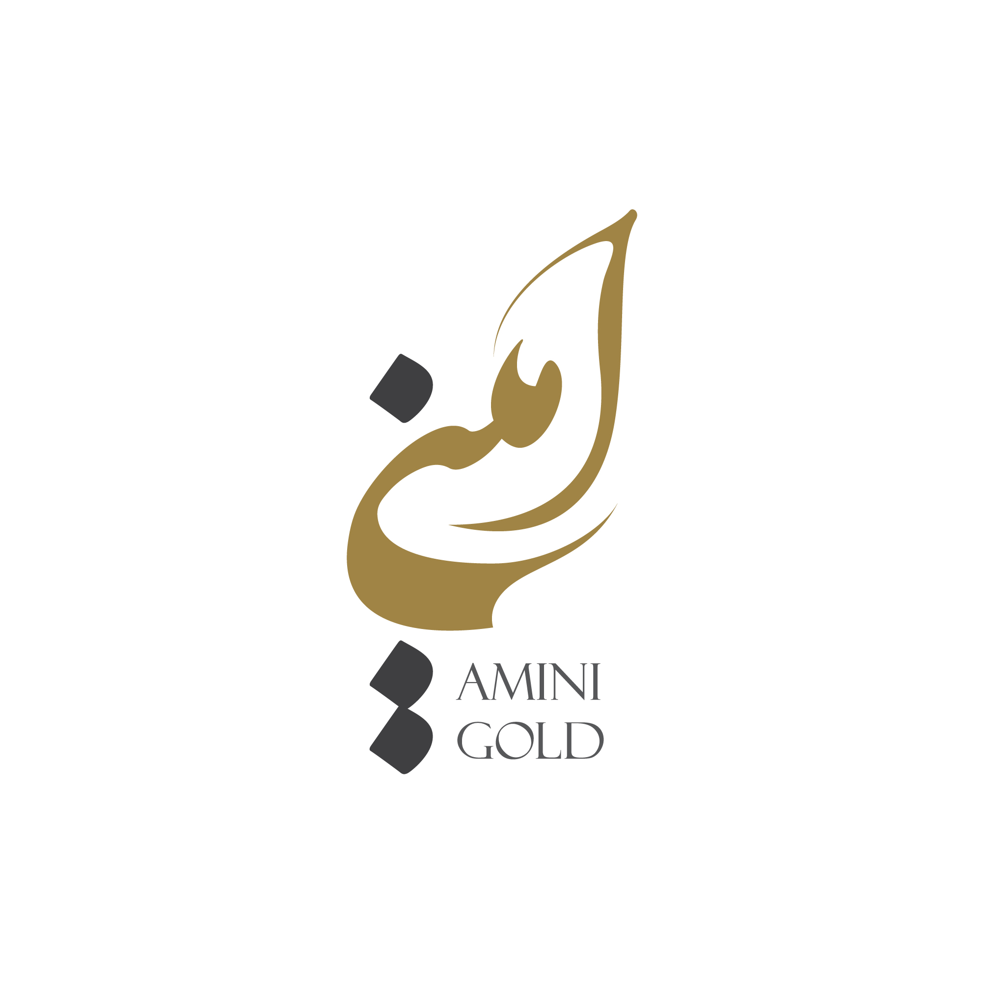 طراحی لوگو طلای امینی